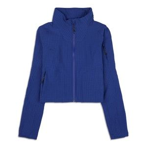 NWOT Lululemon Water-Repellent Grid Fleece Hiking Jacket Size 6